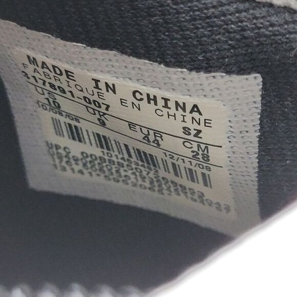 Vtg Nike Dunk Mens Size 10High Top Premium Suede Woven Grey Silver 317891-007 - Picture 6 of 8